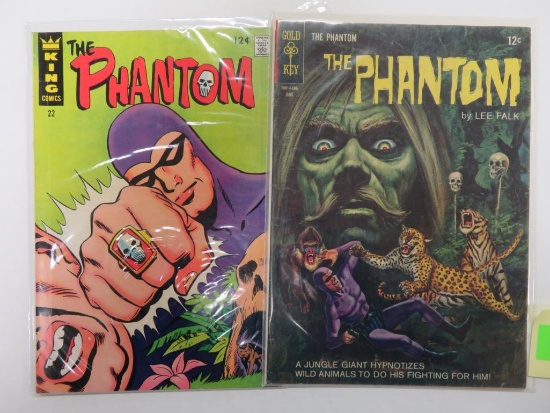 The Phantom #17 & #22 Gold Key Silver Age