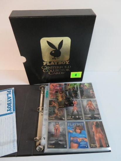 Playboy Centerfold Collector Cards " August " Series Complete with Auto/ Inserts+