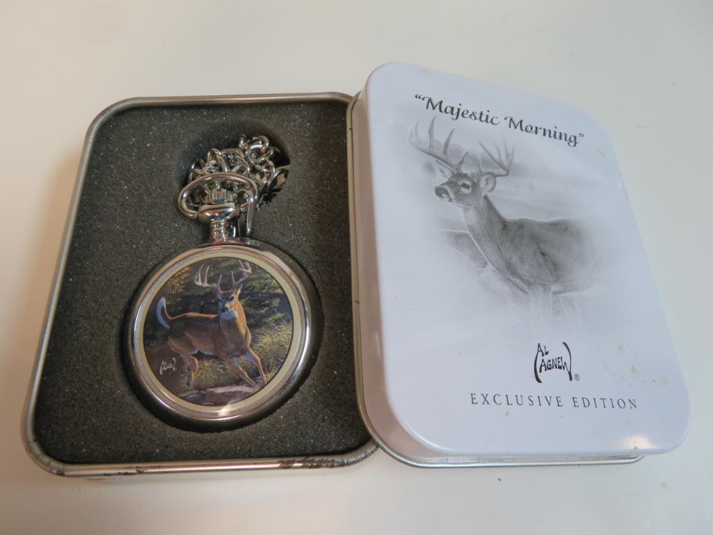 Al agnew pocket store watch deer