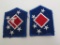 (2) WWII Small 1st Marine Div. Unit Patches