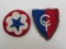 (2) WWII Greenback U.S. Patches