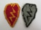 (2) VN Made U.S. 25th INF DIV Patches (Vietnam War)