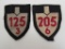 (2) WWII German Nazi RAD Patch