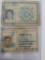 (2) Vietnamese War S. Vietnamese ID Cards (Can Cuoc)