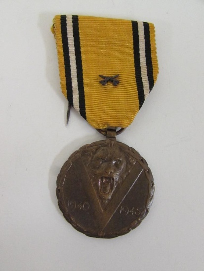 WWII Belgian Commemorative War Medal 1940=45