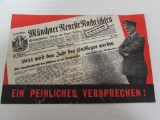 WWII Nazi/Hitler Propoganda Leaflet