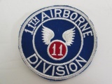 WWII / Korea 11th Airborne Div. Jacket Patch