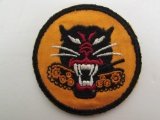 Rare! WWII Twill 8 Wheel Tank Destroyer Patch