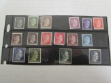 WWII German/Hitler Nazi Postage Stamps