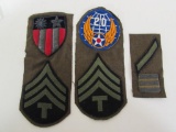 U.S. AAF Patches Cut Off Ike Jacket