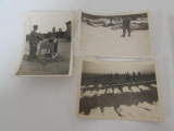 (3) WWII Photos from Liberated Concentration Camp