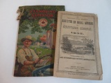 Lot of (2) Antique Almanacs, Inc. 1855 Cultivator Almanac, & 1925 Red Crown Gasoline Almanac