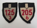 (2) WWII German Nazi RAD Patch