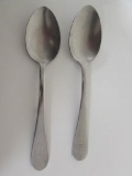 WWII USMC and USN Spoons