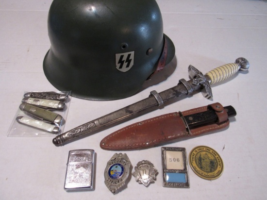 Huge Online Only Auction Badges Military Antiques+