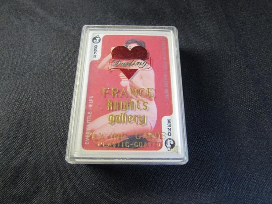 Excellent Vintage 1950's/60's Nude France Knight's Gallery Playing Cards