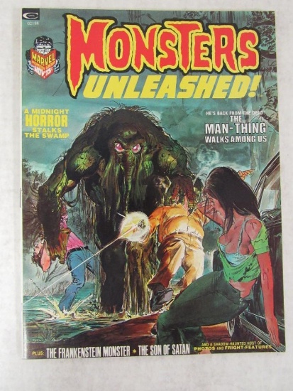Monsters Unleashed #3 (1973) Classic Neal Adams Man-Thing Cover