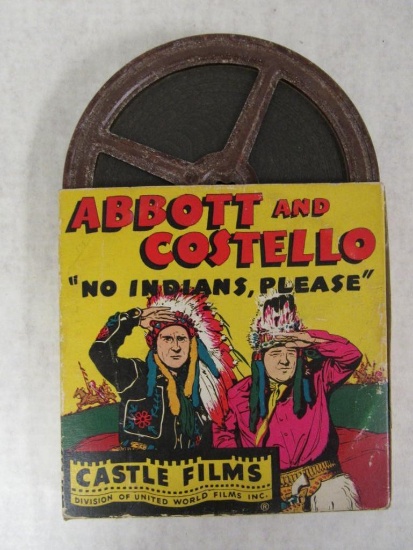 Antique Abbott and Costello 16mm Film " No Indians Please"
