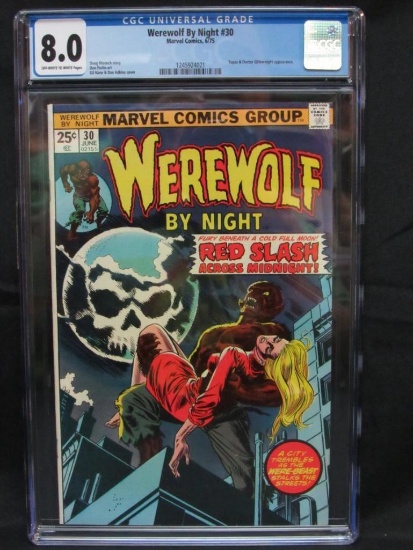 Werewolf by Night #30 (1975) Bronze Age Marvel CGC 8.0
