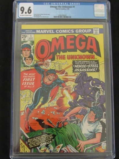 Omega the Unknown #1 (1976) Bronze Age Key 1st issue CGC 9.6