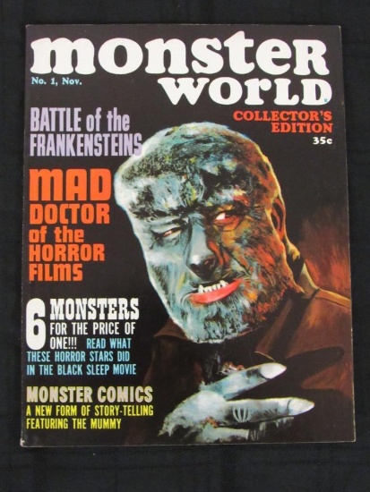 Monster World #1 (1964) Key 1st Issue/ Warren Pub.