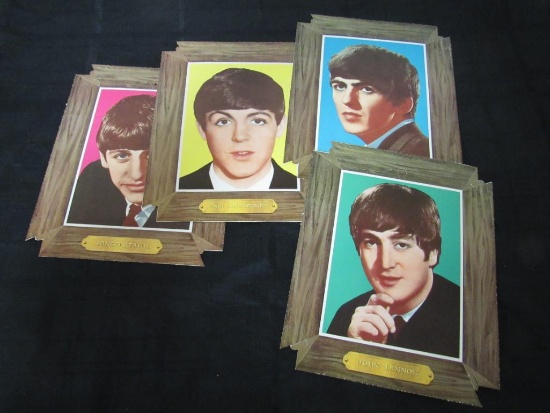 Rare 1960's Beatles Punch-Out/ Fold-Up Portraits Unused