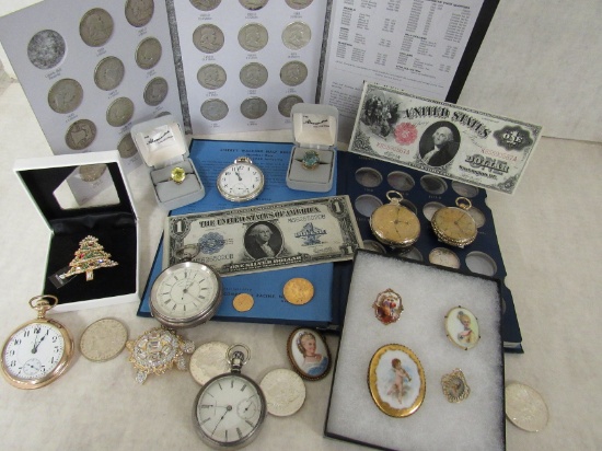 Online Only Auction Coins Jewelry Gold Currency+