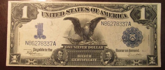 1899 $1.00 Black Eagle Silver Certificate