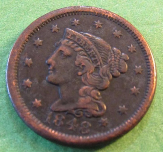 1848 US Large Cent