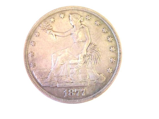 1877 U.S. Trade Silver Dollar