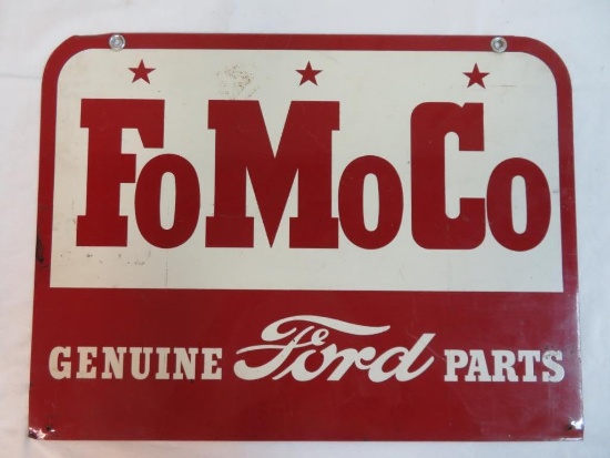 Rare Authentic FoMoCo (Ford Parts) Metal Sign 1950's/Red Version