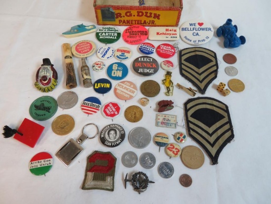 Estate Found Group of Pinbacks and Smalls