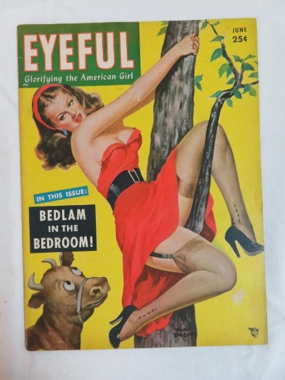 Eyeful Magazine June 1952 Driben Pin-Up Cover