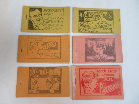 Antique Tijuana Bible/8 Pager Lot of (6)