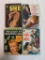 (4) 1950's Bad Girl/Crime Noir Paperbacks