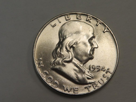 1954 Franklin Half Dollar/BU