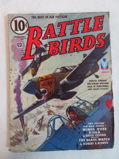 Battle Birds Pulp Jan. 1944 Vol. 6 #4