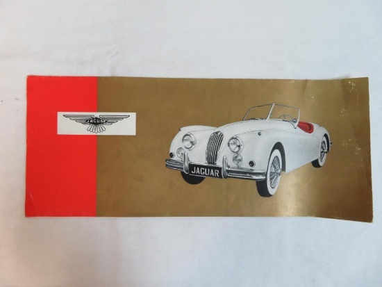 Rare! 1956/57 Jaguar XK-140 Brochure