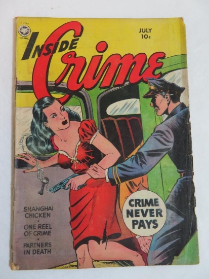 Inside Crime Comics #3/1950/Pin-Up