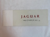1955-56 Jaguar Auto Brochure