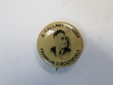 1936 Roosevelt Campaign Pinback