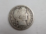 1898-O Barber Quarter/Better Date