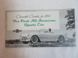 1954 Corvette Auto Brochure