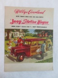 1950's Jeep Willys Overland Brochure