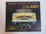 1954 Jeep Willy Auto Brochure