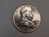 1954-D Franklin Half Dollar/BU