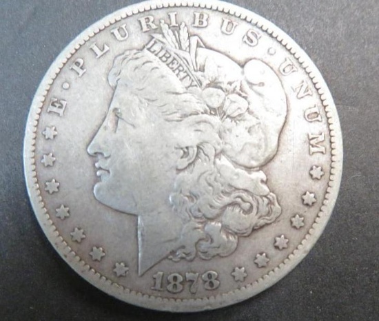 1878-CC Morgan Silver Dollar Coin