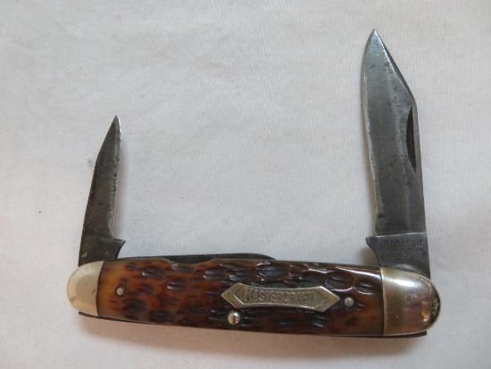Vintage Robeson Shiredge Triple Blade Folding Knife