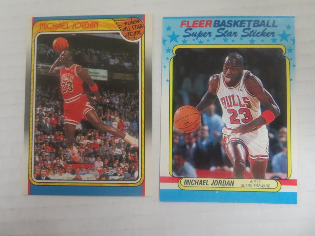 1988 89 Fleer Michael Jordan Sticker Card Proxibid