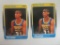 (2) 1988-89 Fleer #57 Reggie Miller RC Rookie Cards